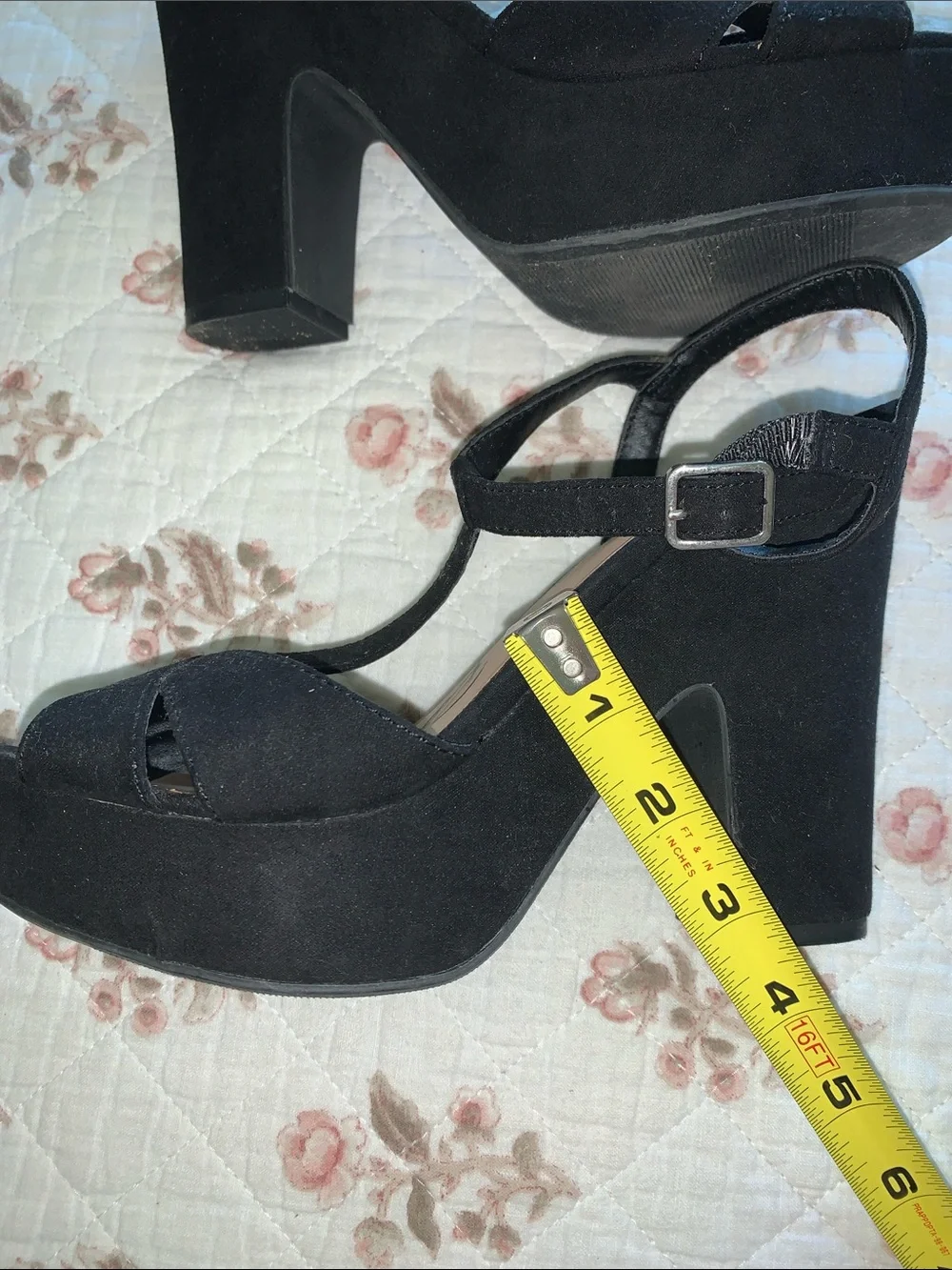 Platform T-Strap w Block Heel